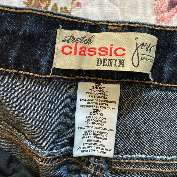 COPY - Just My Size Stretch Classic Denim Jeans - Picture 2 of 2